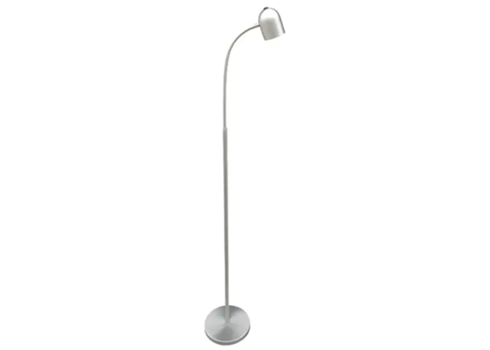 Brushed Nickel LED Floor Lamp 51"H