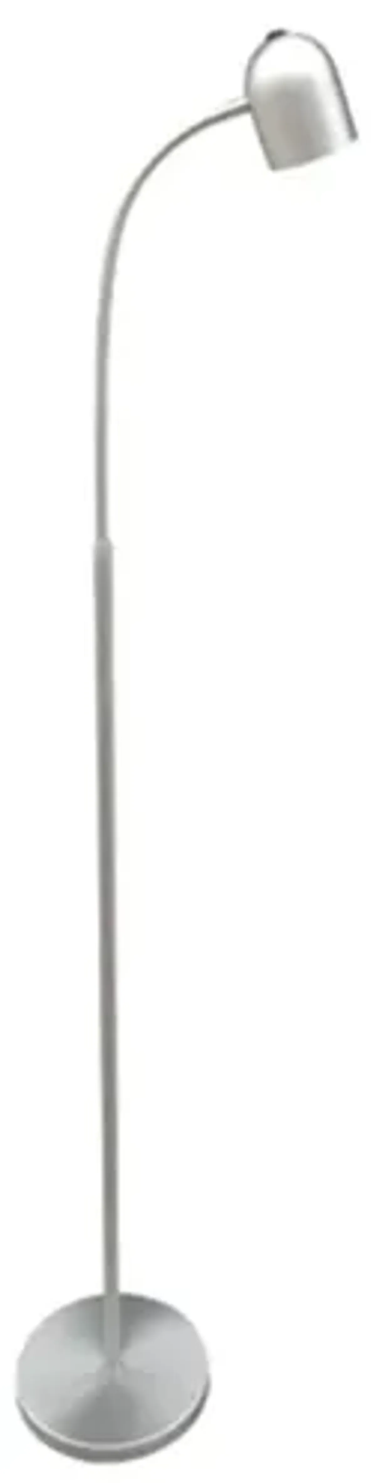 Brushed Nickel LED Floor Lamp 51"H