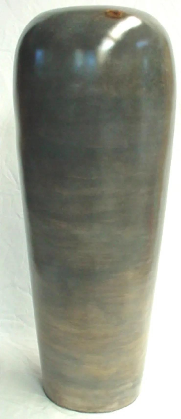 Medium Grey Ceramic Floor Vase 15"W x 39"H