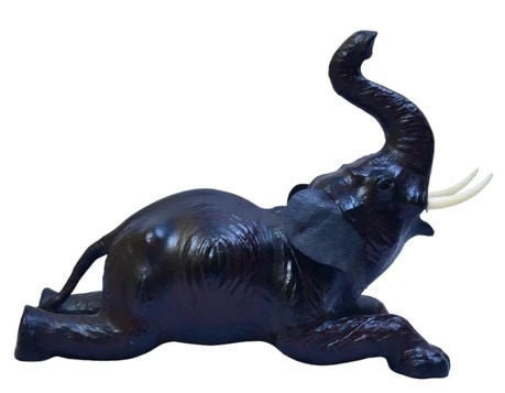 Sitting or Laying Elephant 12"H