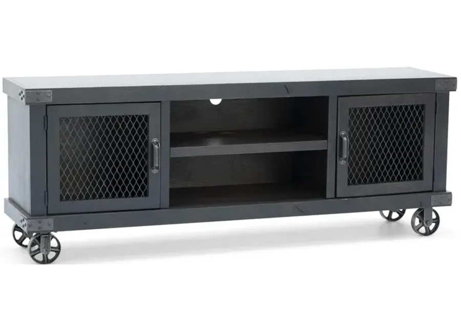 Industrial Ghost Black 74" Entertainment Console