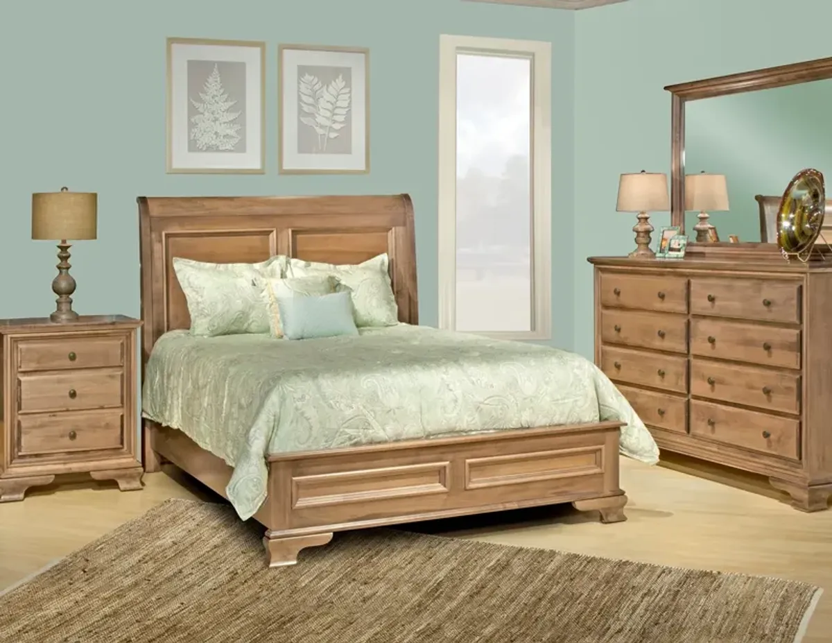 Classic King Sleigh Bed