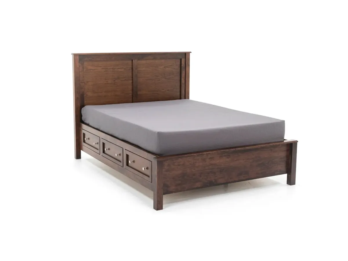 Witmer Taylor J King Storage Bed with 45" Headboard in Finish 16