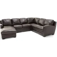 Carson 4-Pc. Leather Sectional 
