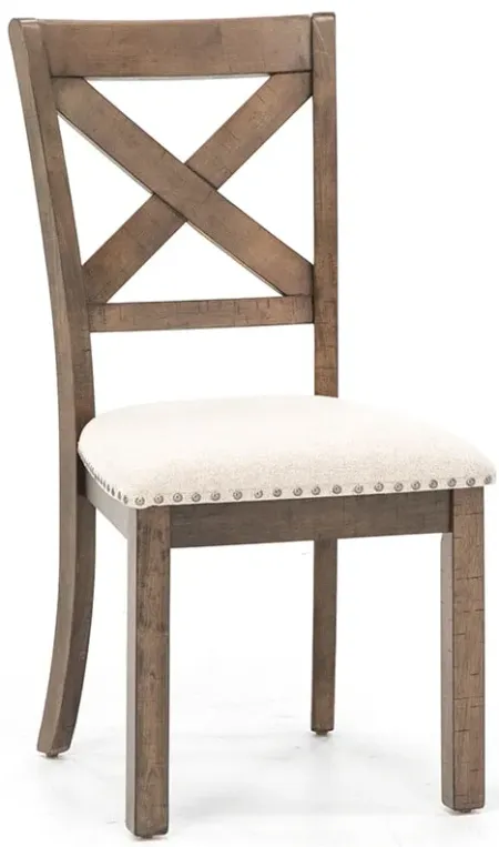 Willowbrook Upholstered Seat Side Chair, Nutmeg
