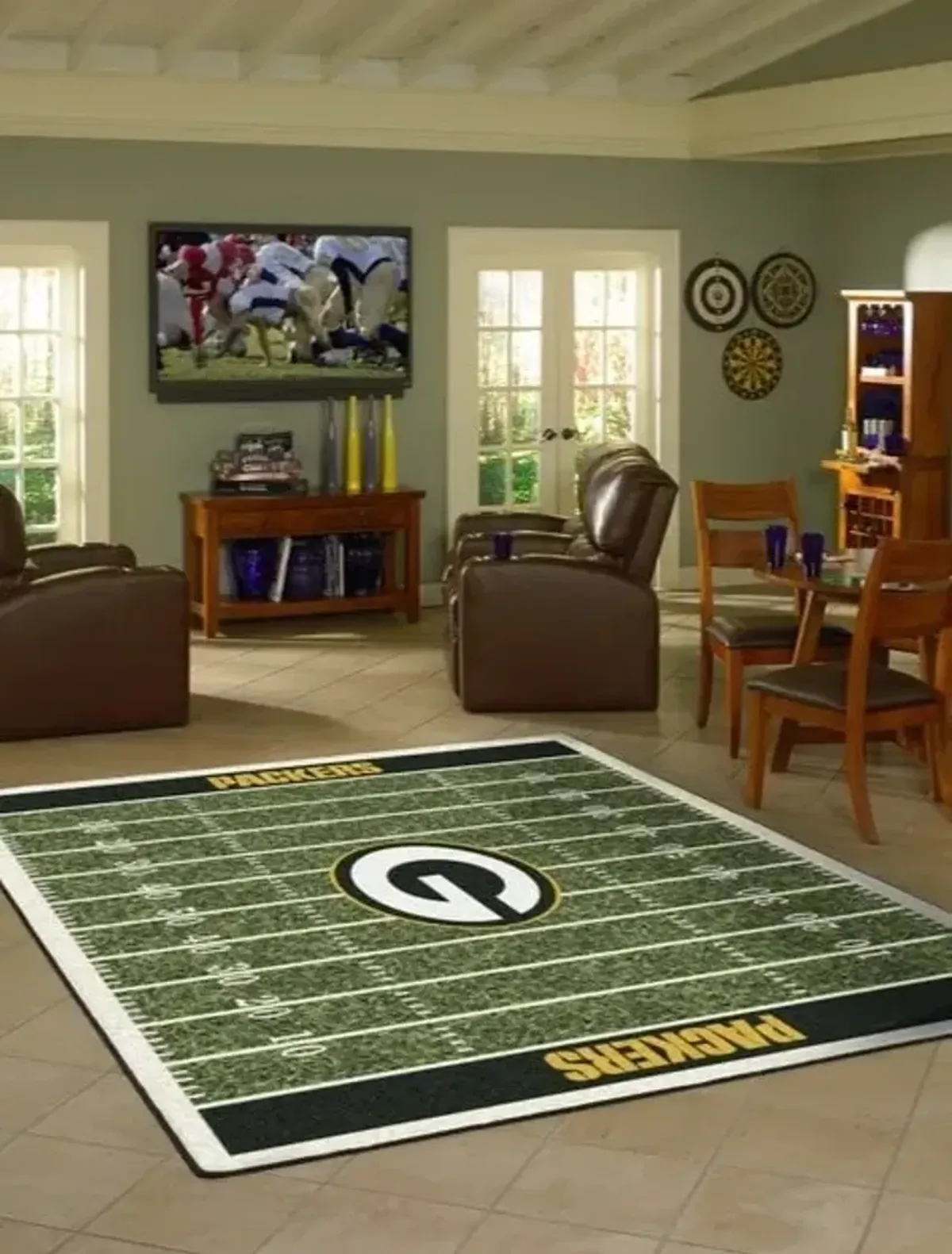 Packer Homefield Area Rug 3'8"W x 5'3"L