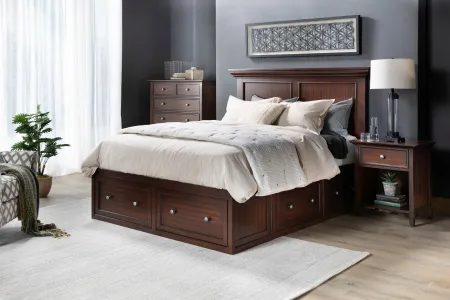Direct Designs® Spencer Cherry King Storage Bed