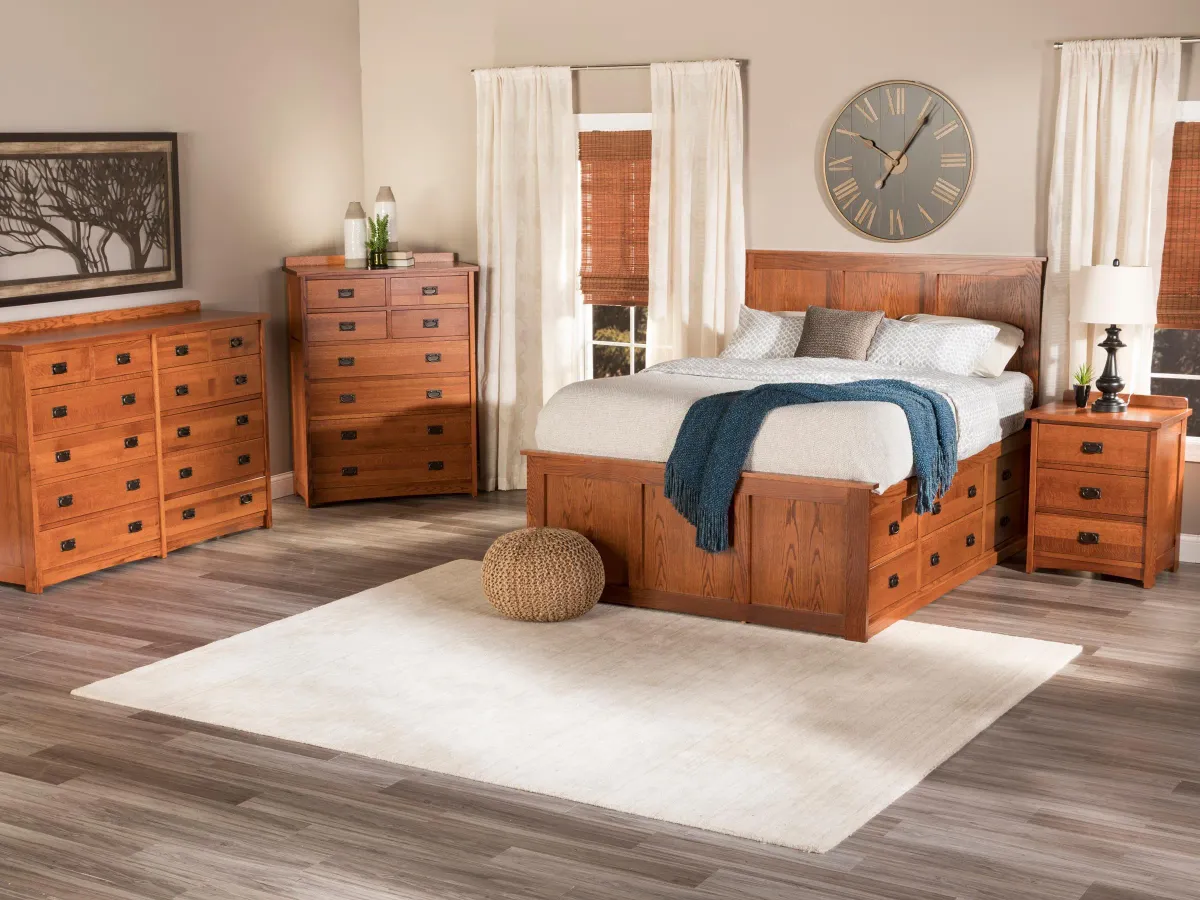 Witmer American Mission #80 King Storage Bed