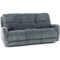 Kenwood Fully Loaded Reclining Sofa in Grey