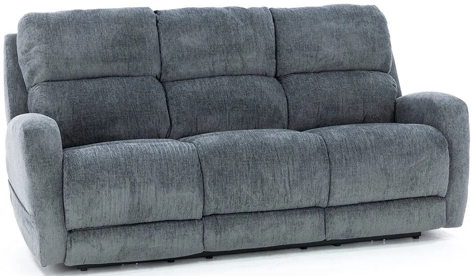 Kenwood Fully Loaded Reclining Sofa in Grey