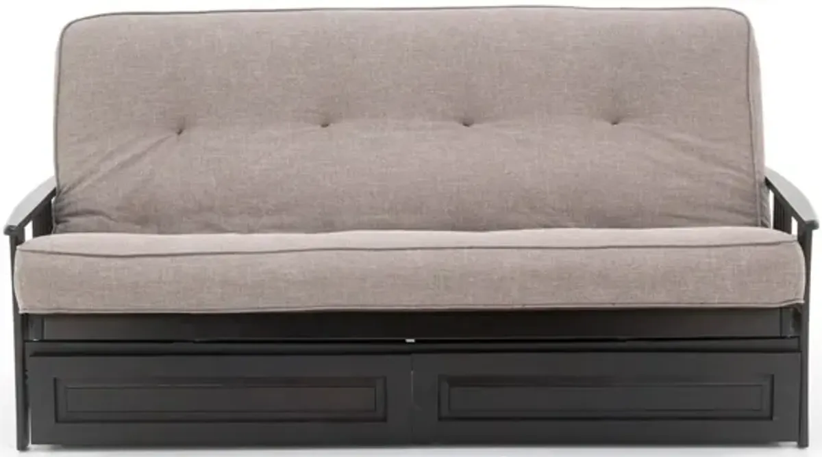 Full Innerspring Futon Mattress - Linen Stone