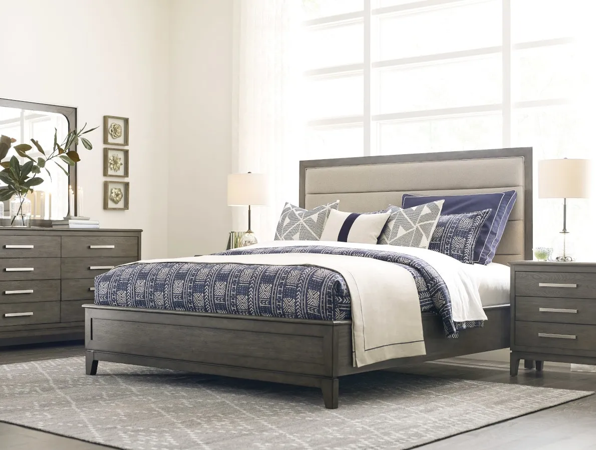 Kincaid Cascade King Upholstered Panel Bed