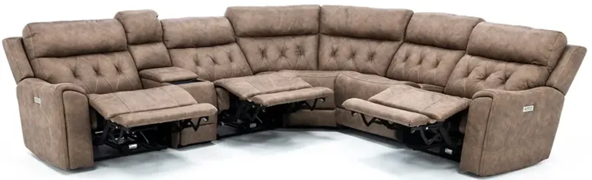 Canyon 6-Pc. Fully Loaded Reclining Modular