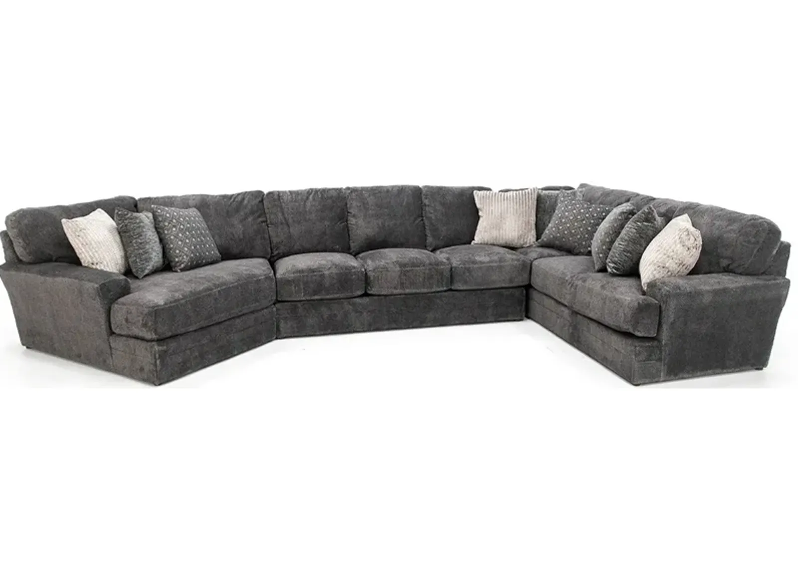 Snuggler Smoke 3-Pc. Sectional in Smoke