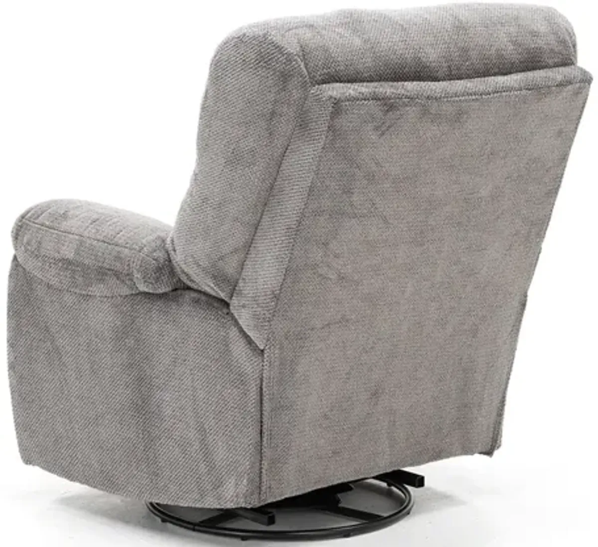 Geoff Swivel Rocker Recliner in Grey