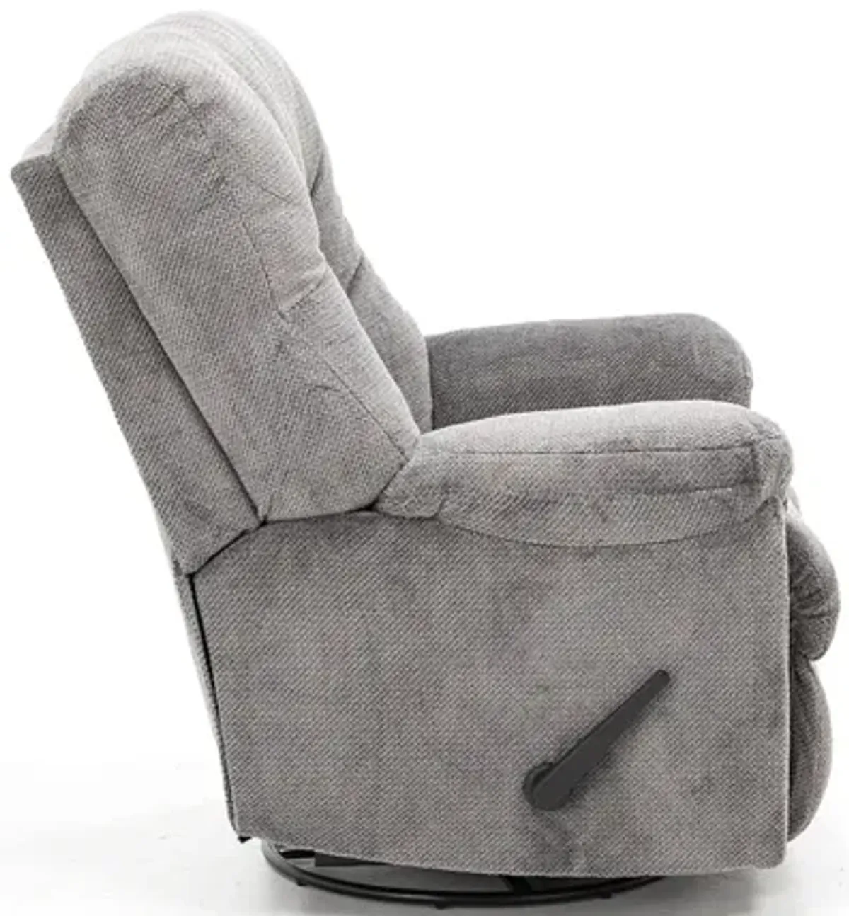 Geoff Swivel Rocker Recliner in Grey