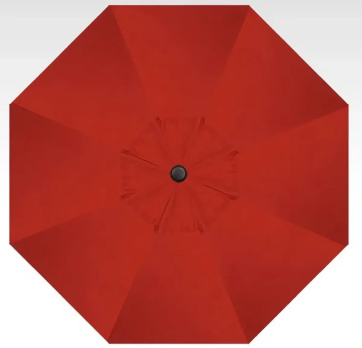 9' Red Push Button Tilt Umbrella