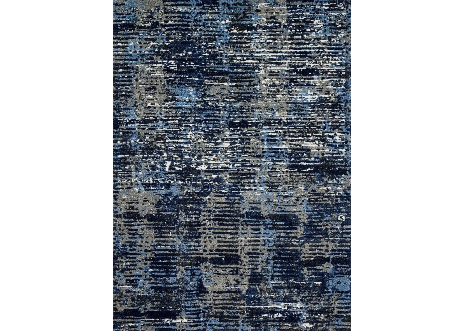 Viera Dark Blue Area Rug 7'7"W x 10'6"L