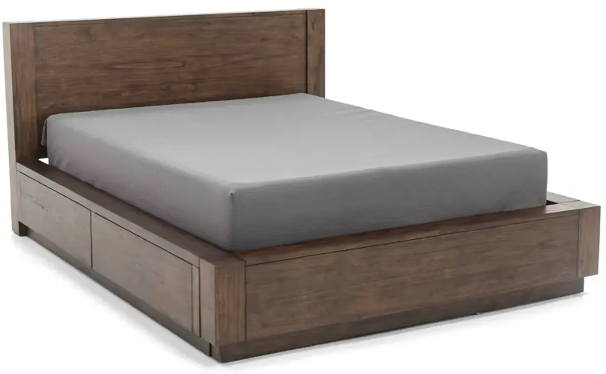 Direct Designs® Cascade King Panel Storage Bed