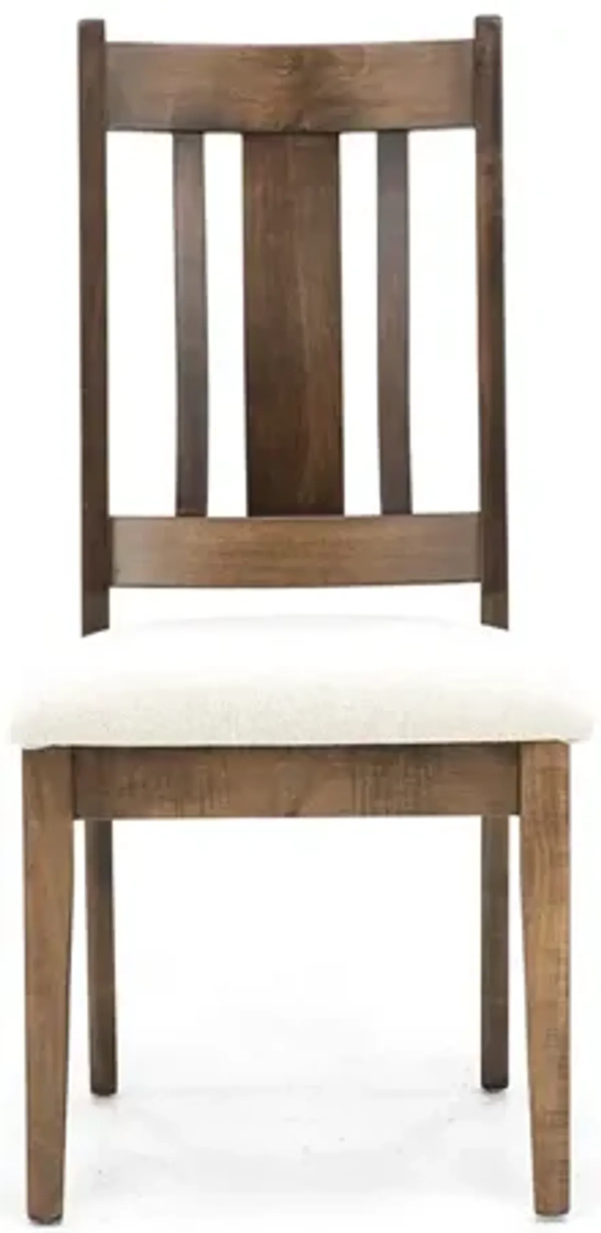 Mason Upholstered Side Chair in Walnut