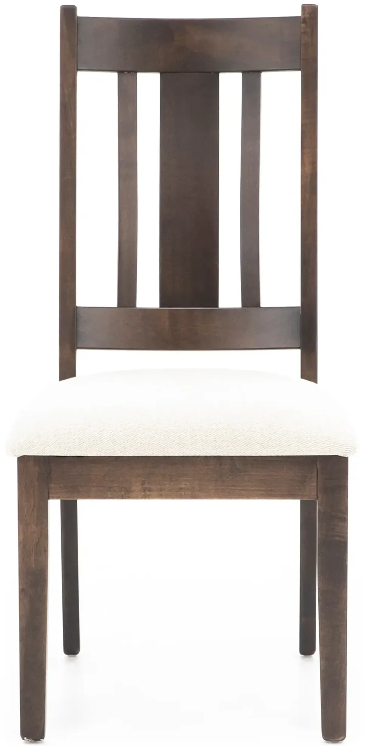 Mason Upholstered Side Chair in Walnut