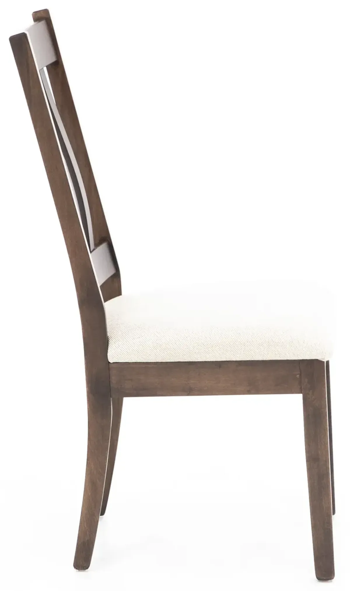 Mason Upholstered Side Chair in Walnut