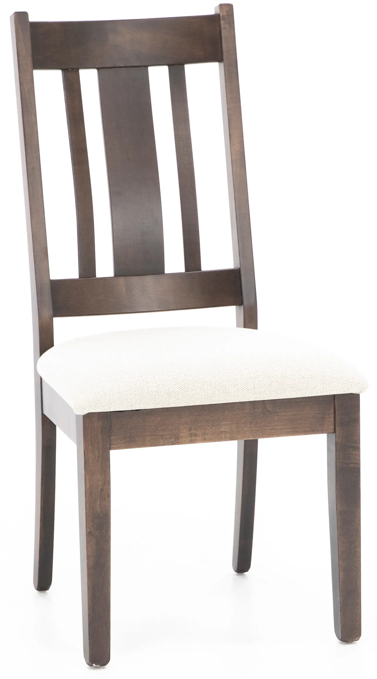 Mason Upholstered Side Chair in Walnut