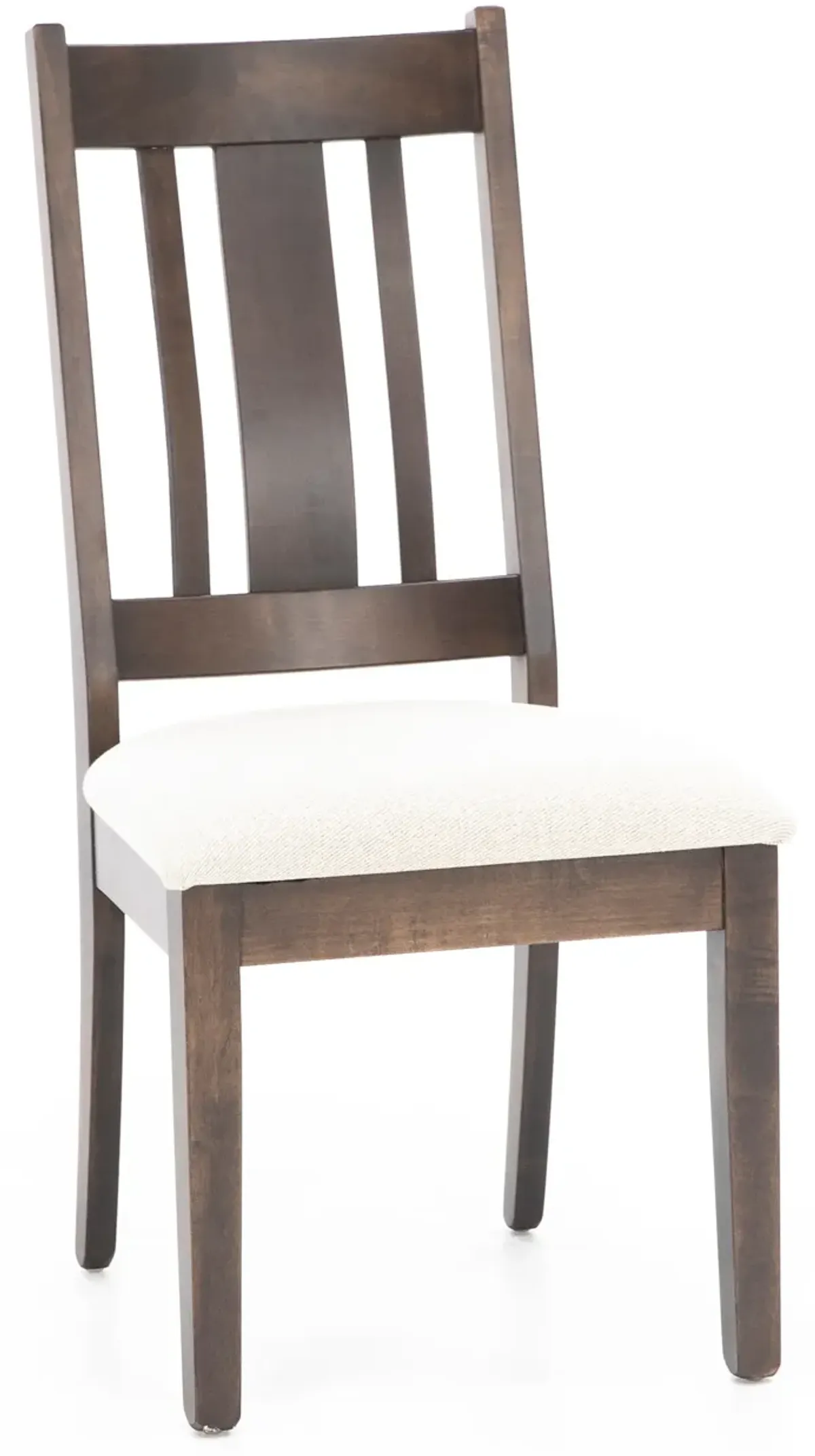 Mason Upholstered Side Chair in Walnut