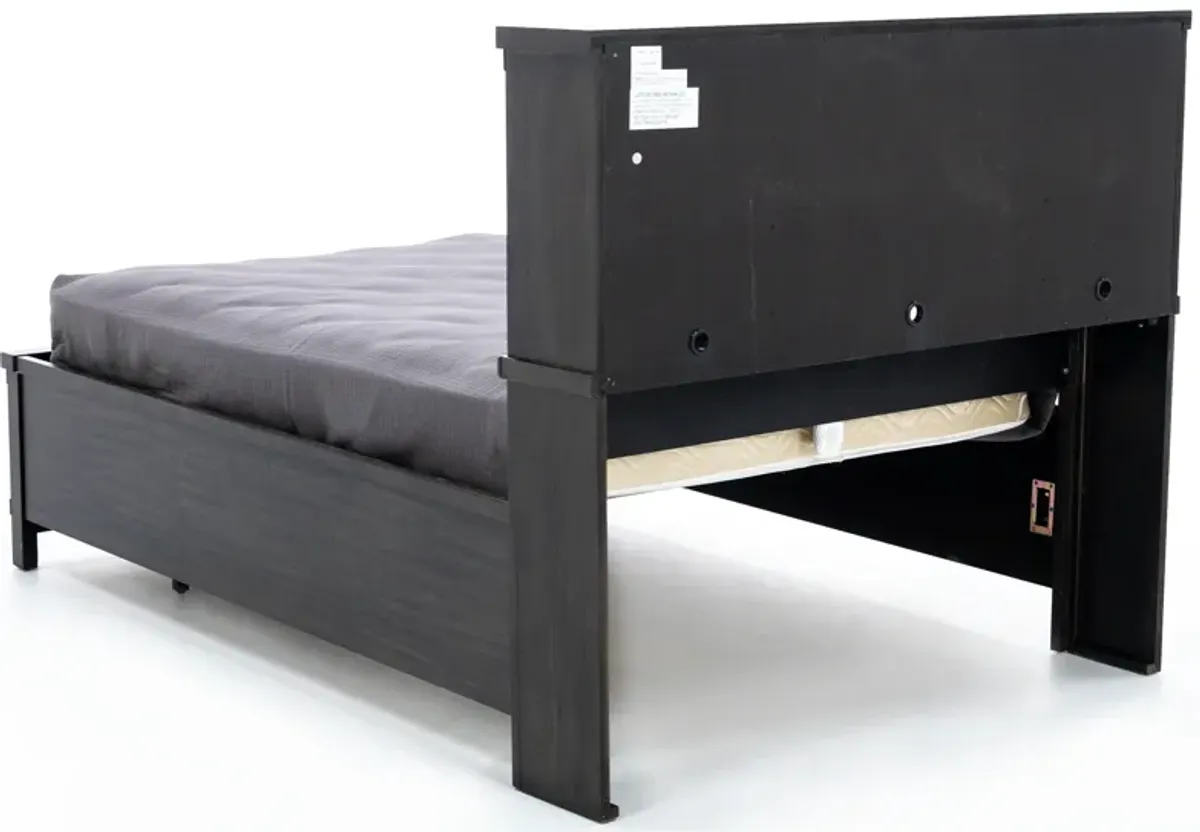 Thornwood Full Bookcase Storage Bed