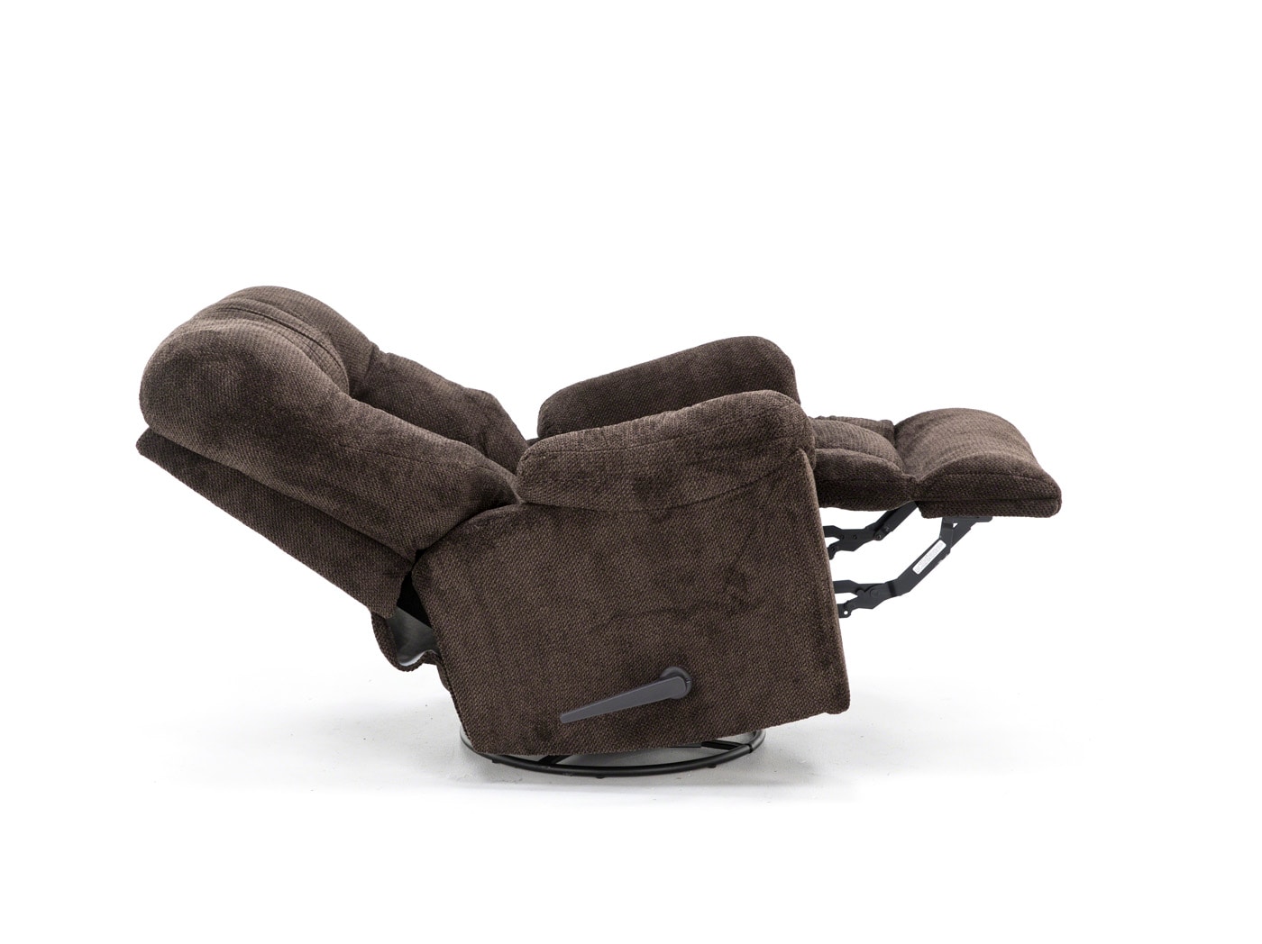 Geoff Swivel Rocker Recliner in Chocolate