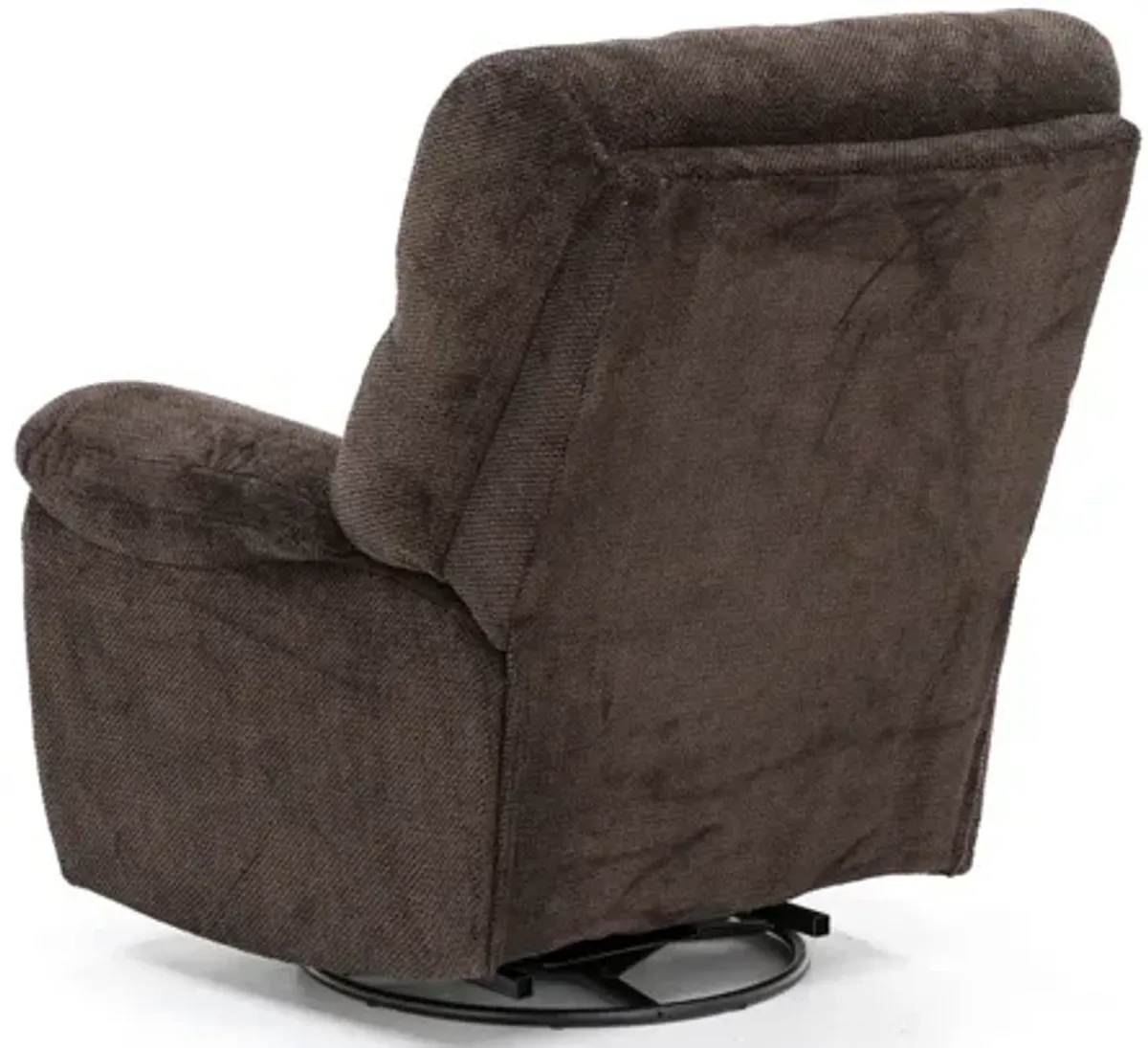 Geoff Swivel Rocker Recliner in Chocolate