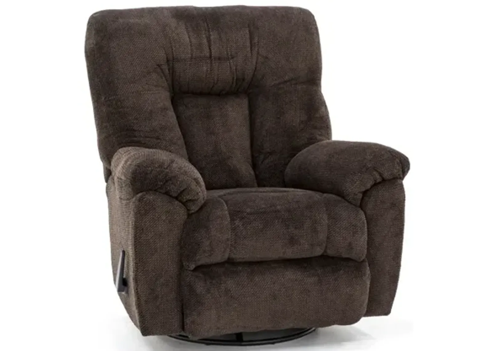 Geoff Swivel Rocker Recliner in Chocolate