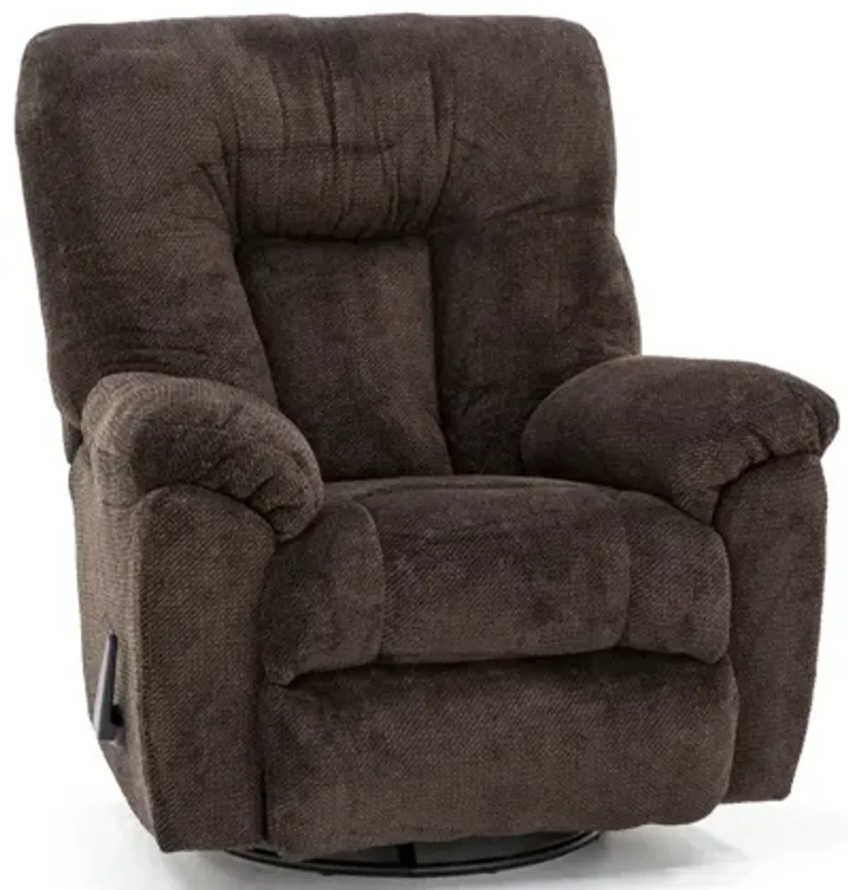 Geoff Swivel Rocker Recliner in Chocolate