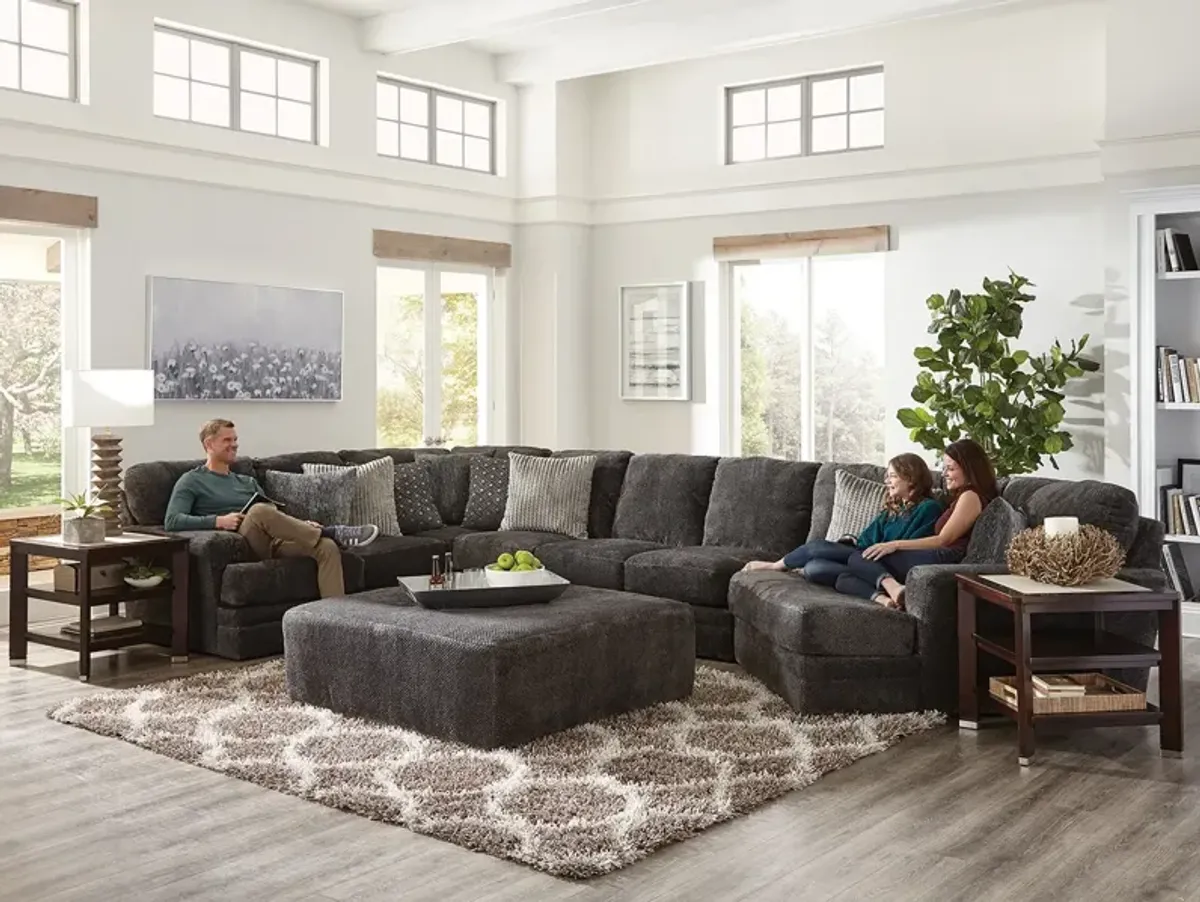 Snuggler Smoke 3-Pc. Sectional in Smoke