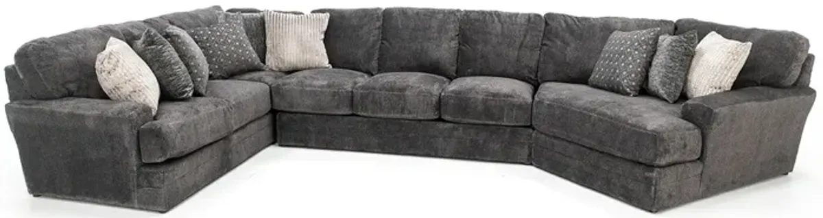 Snuggler Smoke 3-Pc. Sectional in Smoke