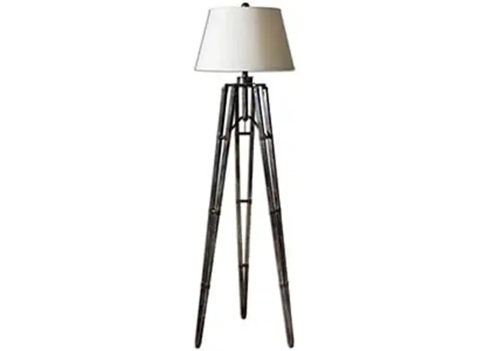 Tustin Oxidized Bronze Tripod Metal Floor Lamp 68"H