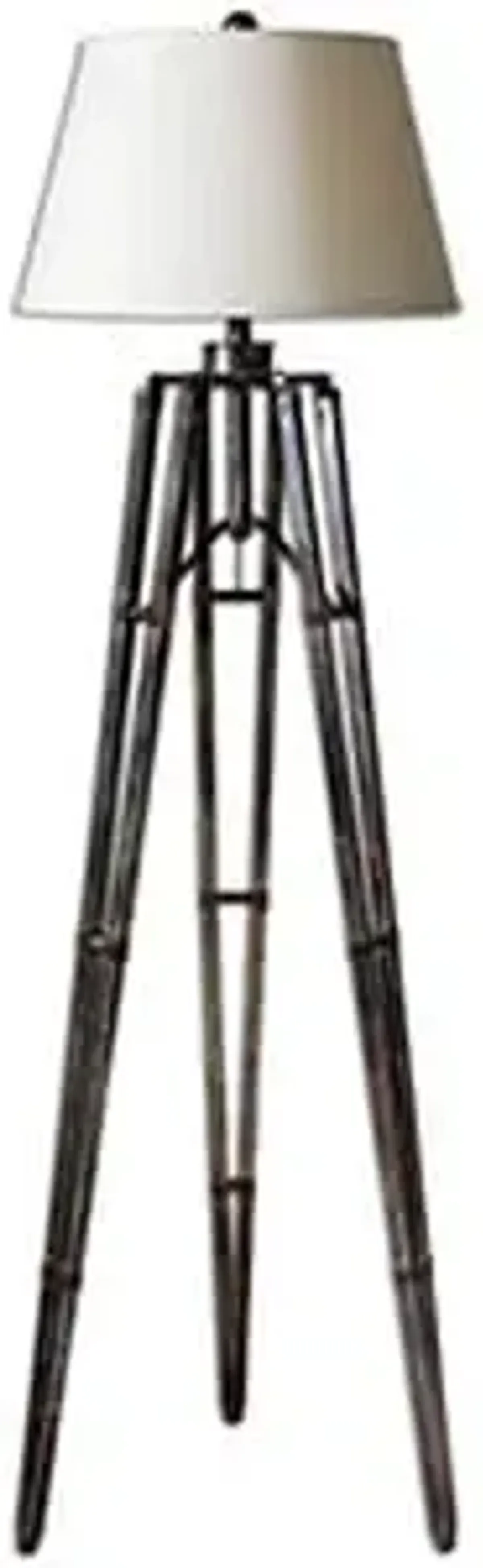 Tustin Oxidized Bronze Tripod Metal Floor Lamp 68"H