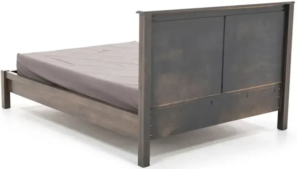 Witmer Taylor J Grey King Panel Bed with 45" Headboard