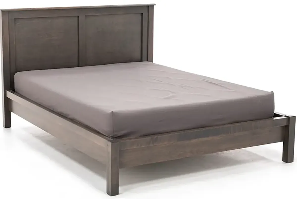 Witmer Taylor J Grey King Panel Bed with 45" Headboard