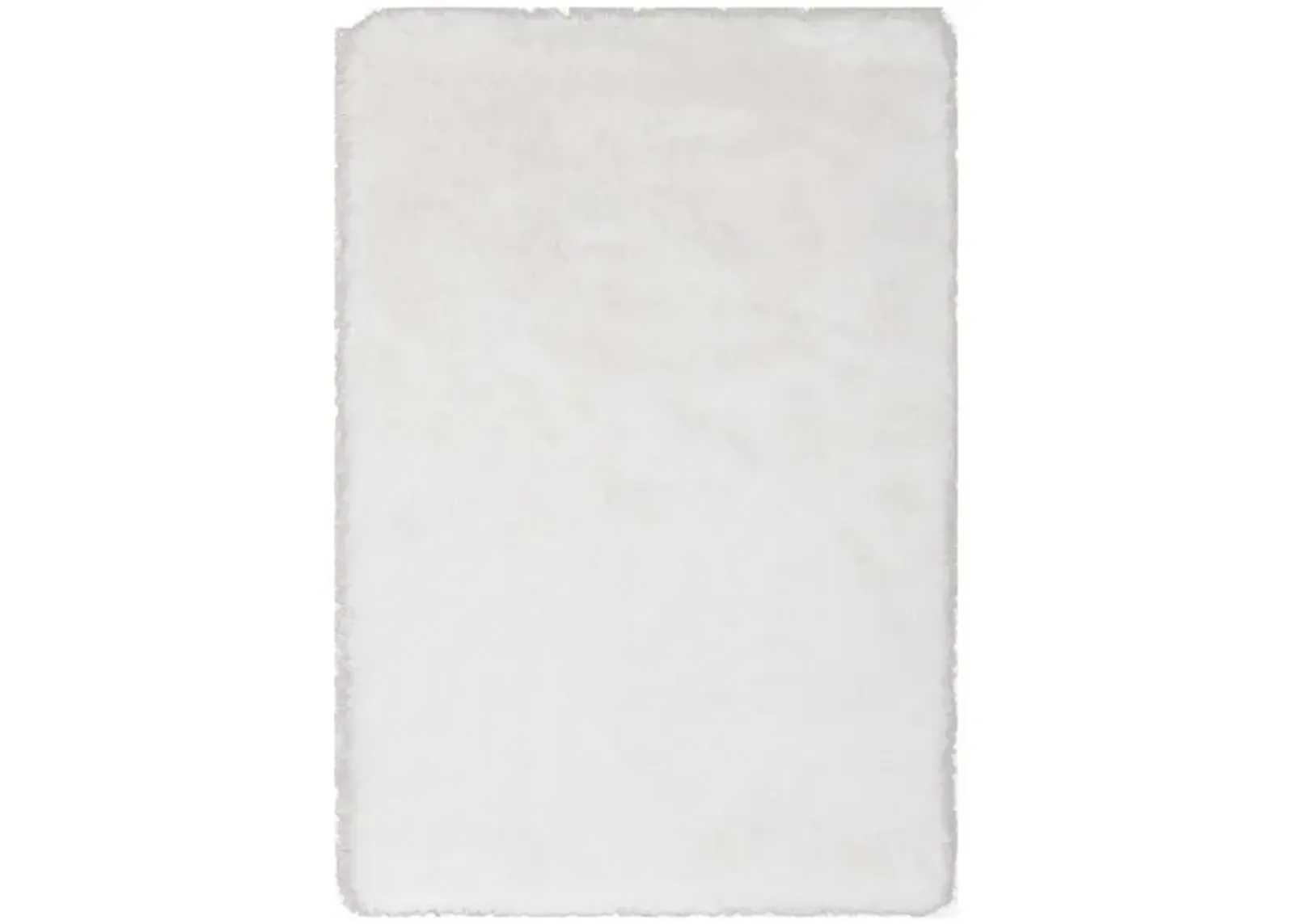 Sparkle Shag Snow Area Rug 7'6"W x 9'6"L