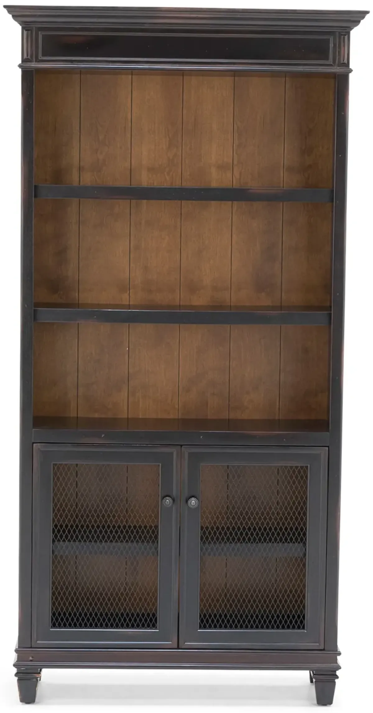 Estate Black Lower Door Bookcase