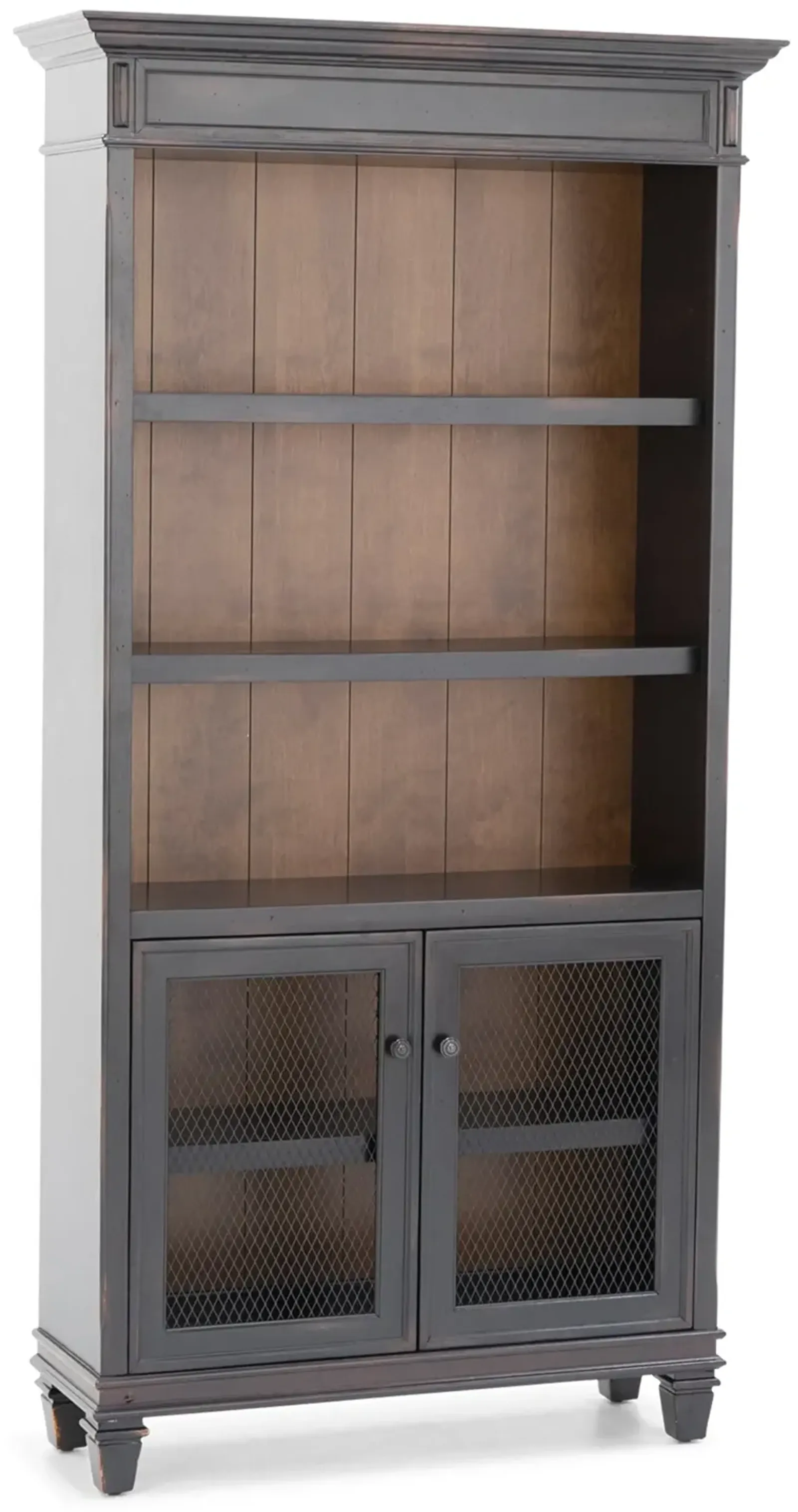 Estate Black Lower Door Bookcase