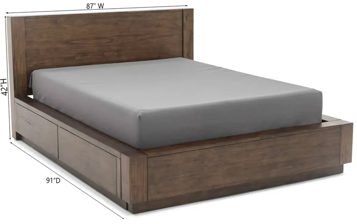 Direct Designs® Cascade King Panel Bed