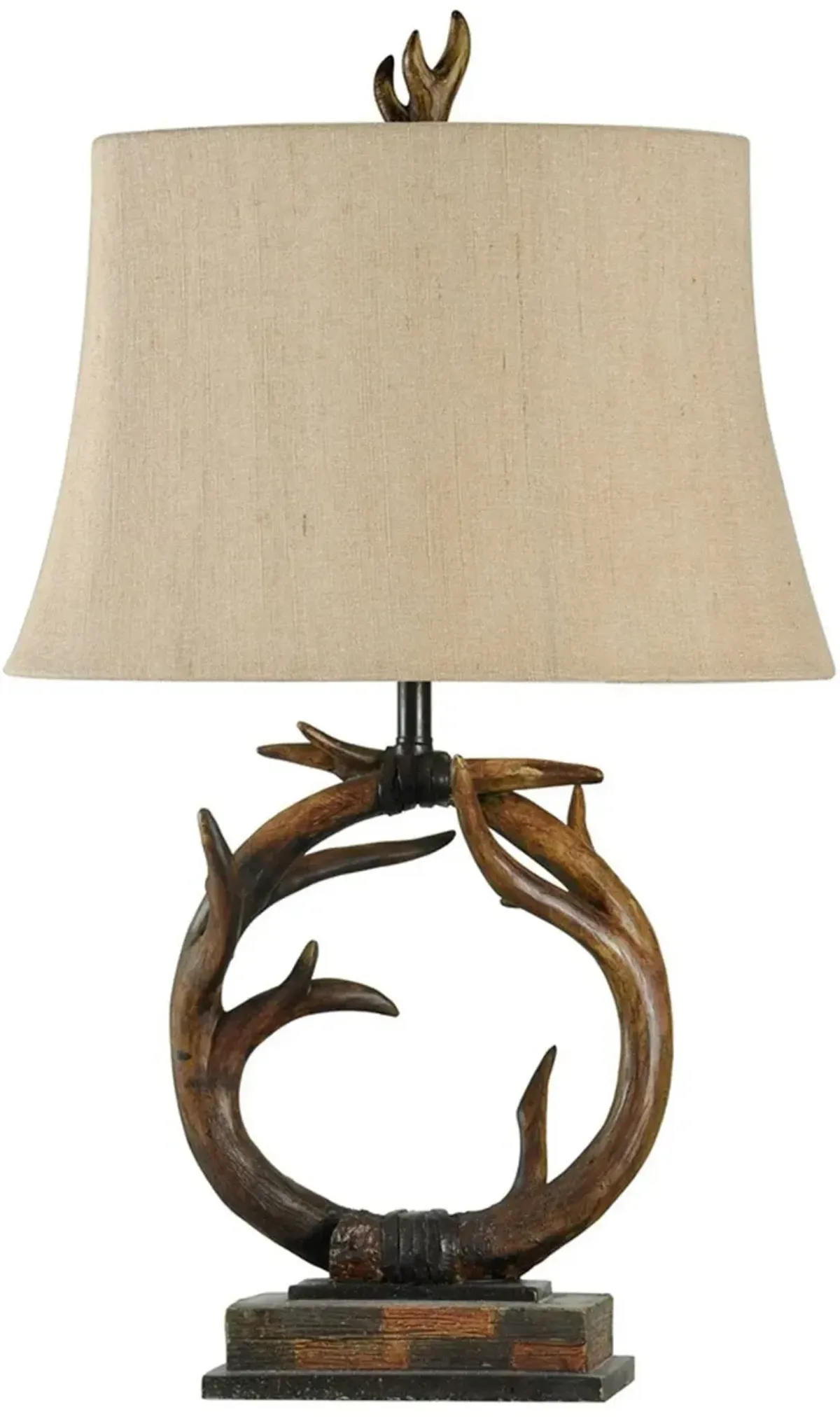 Antler Table Lamp 30"H