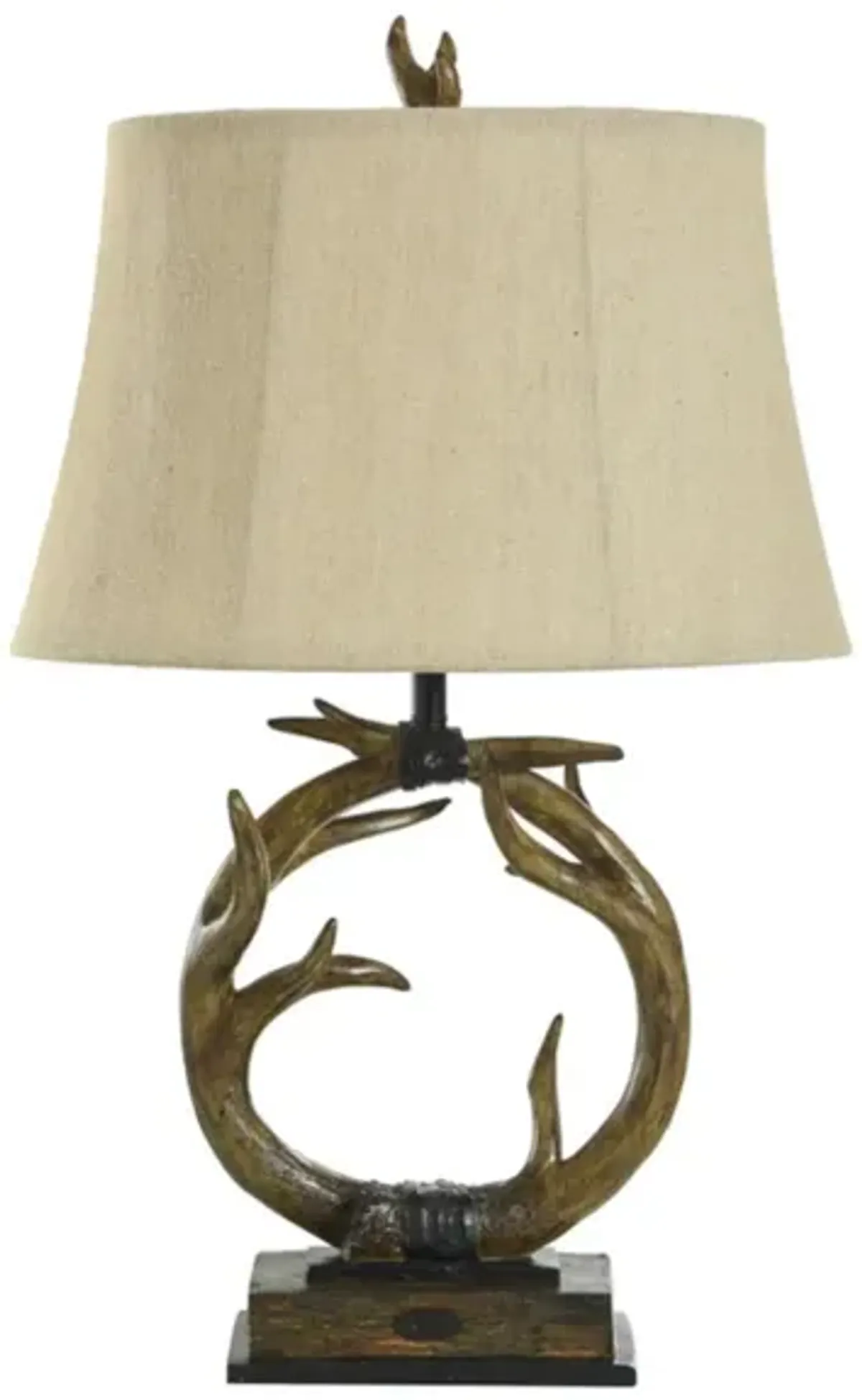Antler Table Lamp 30"H
