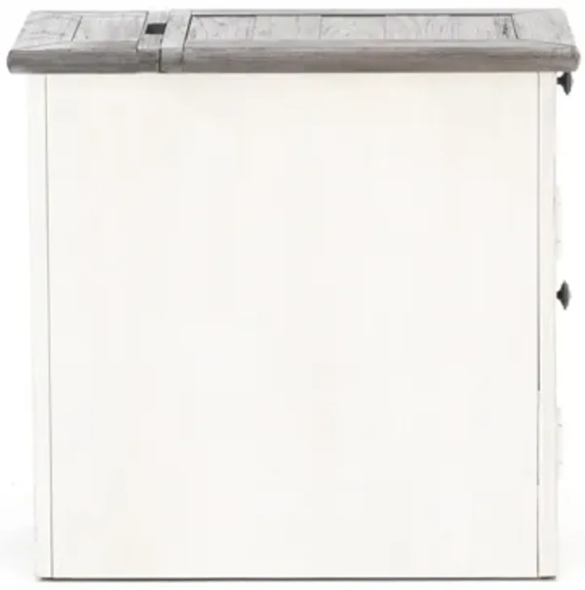Two Tone Door Chairside Table