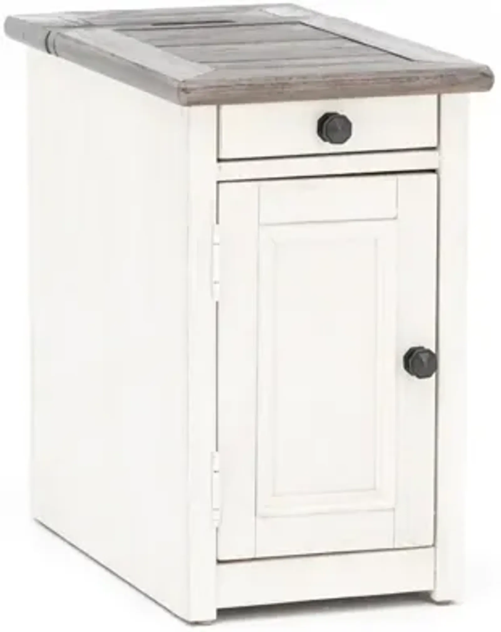 Two Tone Door Chairside Table