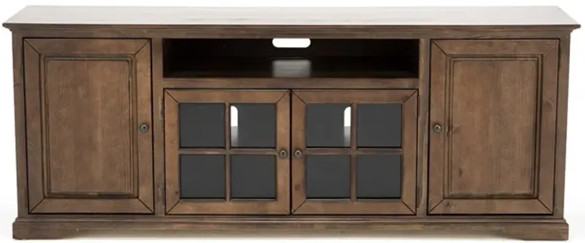 Hamilton 82" Auburn Cherry Entertainment Console