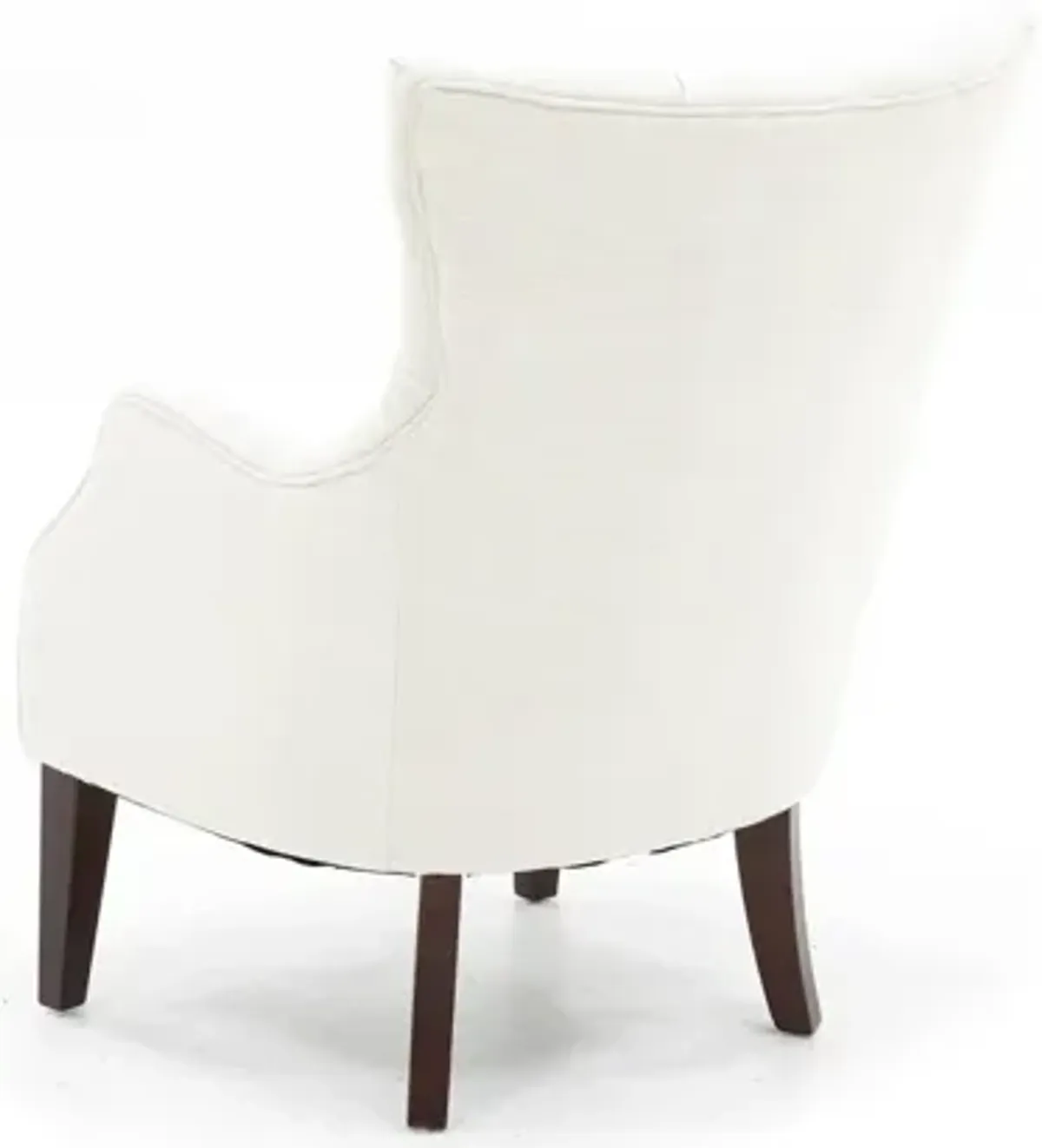 Hannah Wing Chair In Ivory