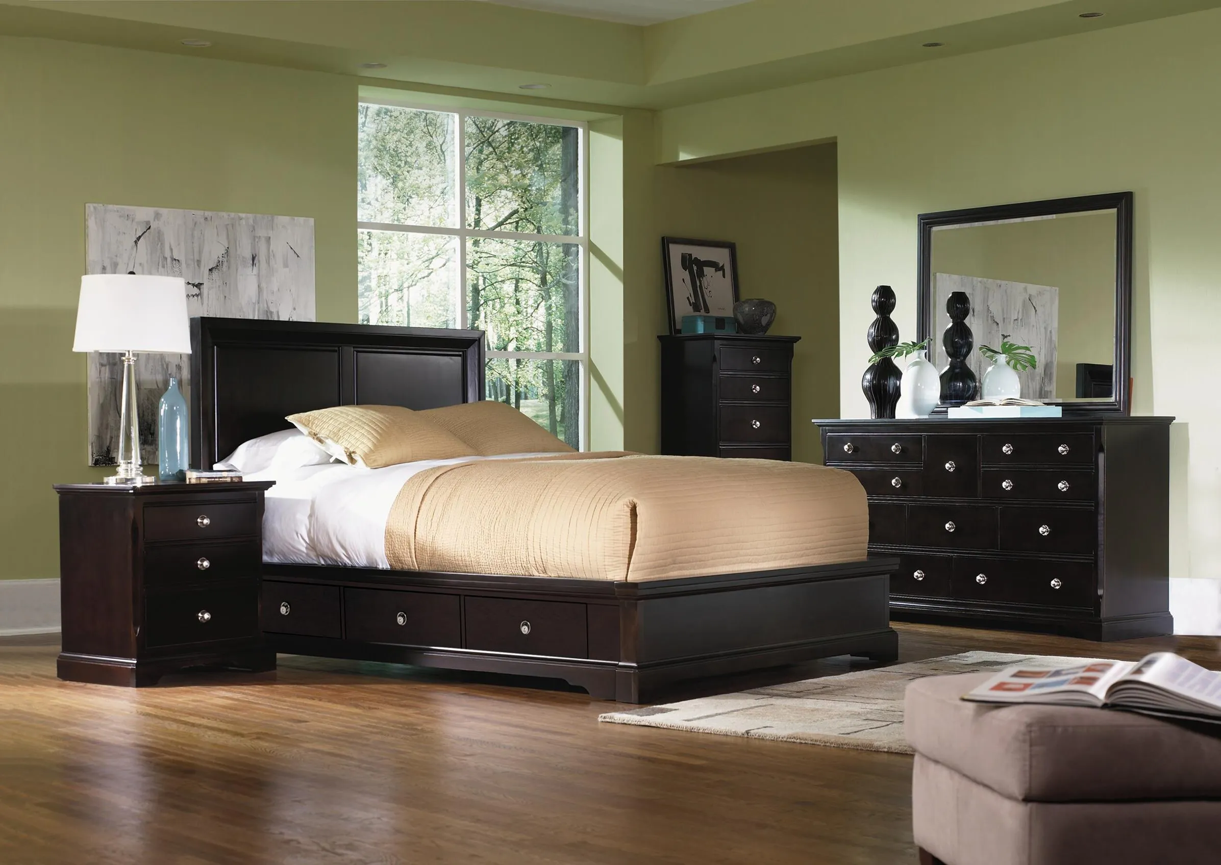 Direct Designs® French Quarter King Bed with 2 Sides Storage